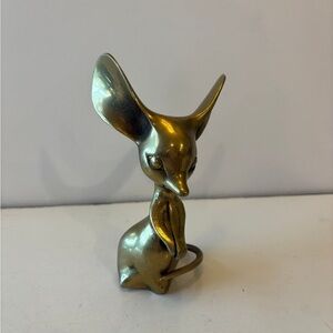 Brass mouse figurine - vintage
